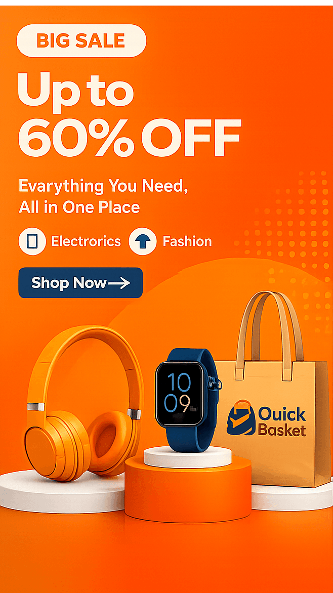 Quick Basket Big Sale — Up to 60% OFF
